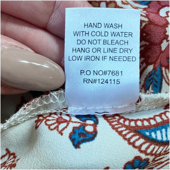 Anthropologie Sophie Rue Boho‎ Cold Shoulder Blouse - Picture 9 of 11